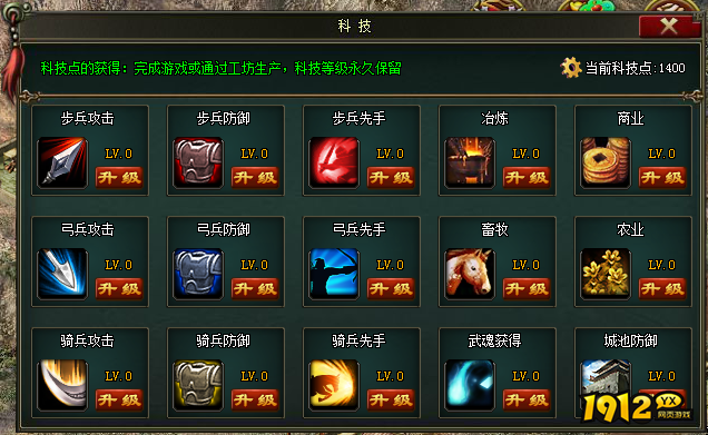 1912yx《三国之志》科技培养 1912yx《三国之志》科技培养